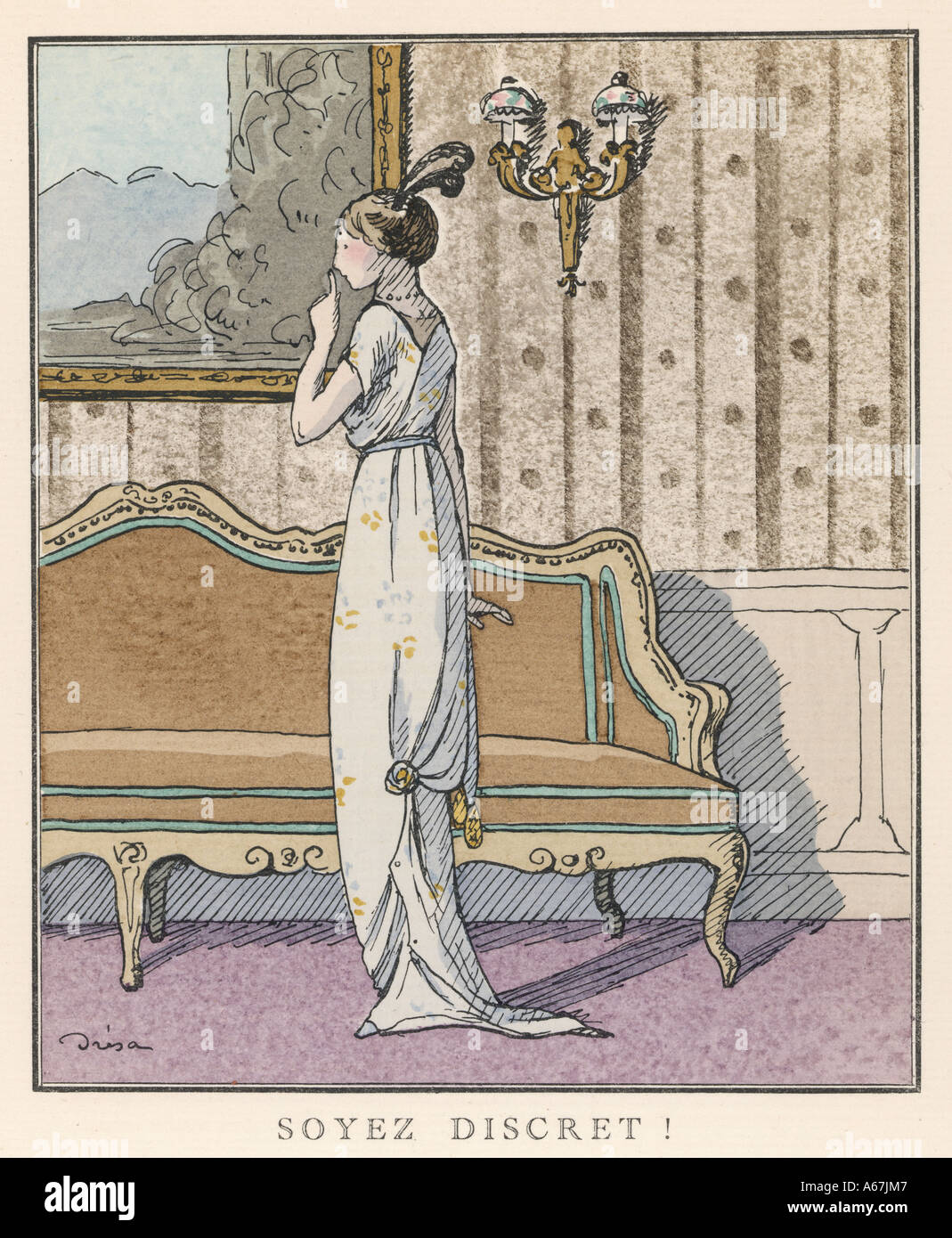 Tunic Dress By Doucet Stock Photo Alamy