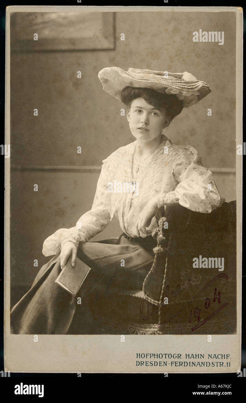 Costume Photo 1904 Stock Photo