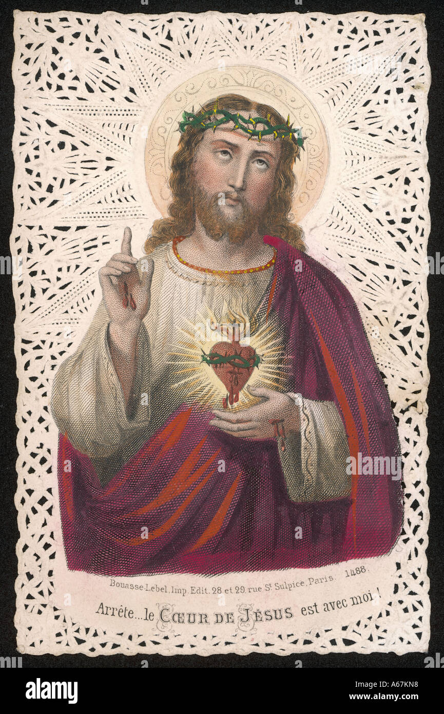 Sacred Heart Of Jesus Stock Photo