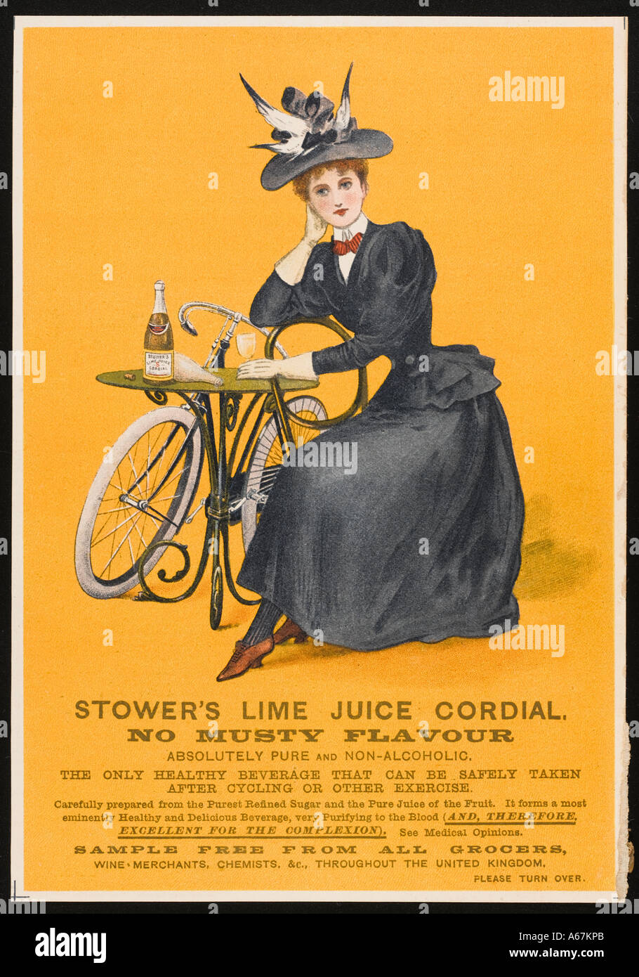 Cycling Costume 1890s Stock Photo