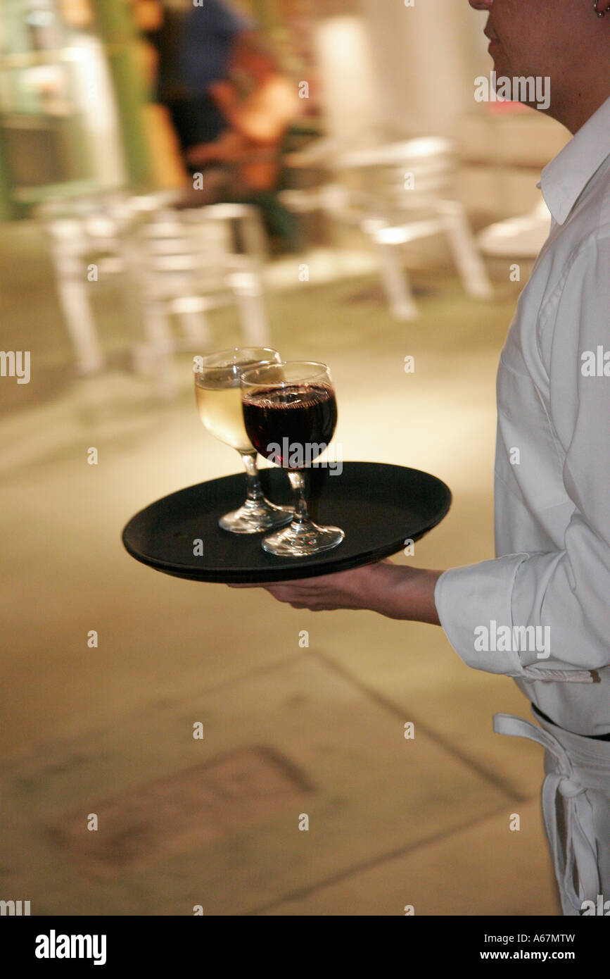 Miami Beach Florida,Lincoln Road Mall,waiter waiters server servers