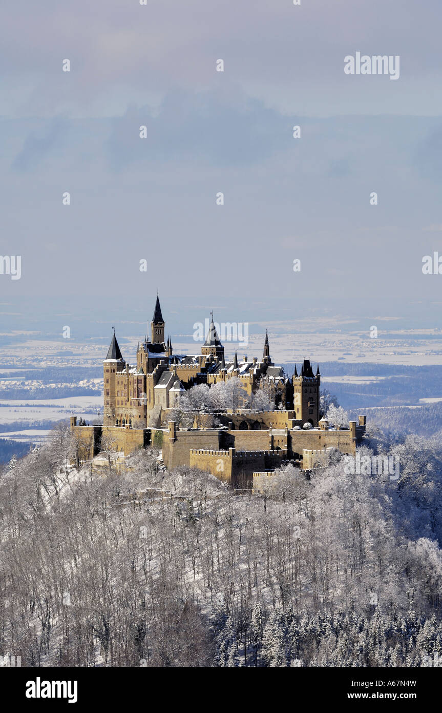 Castle Hohenzollern, Hechingen, Baden Wuerttemberg, Germany Stock Photo
