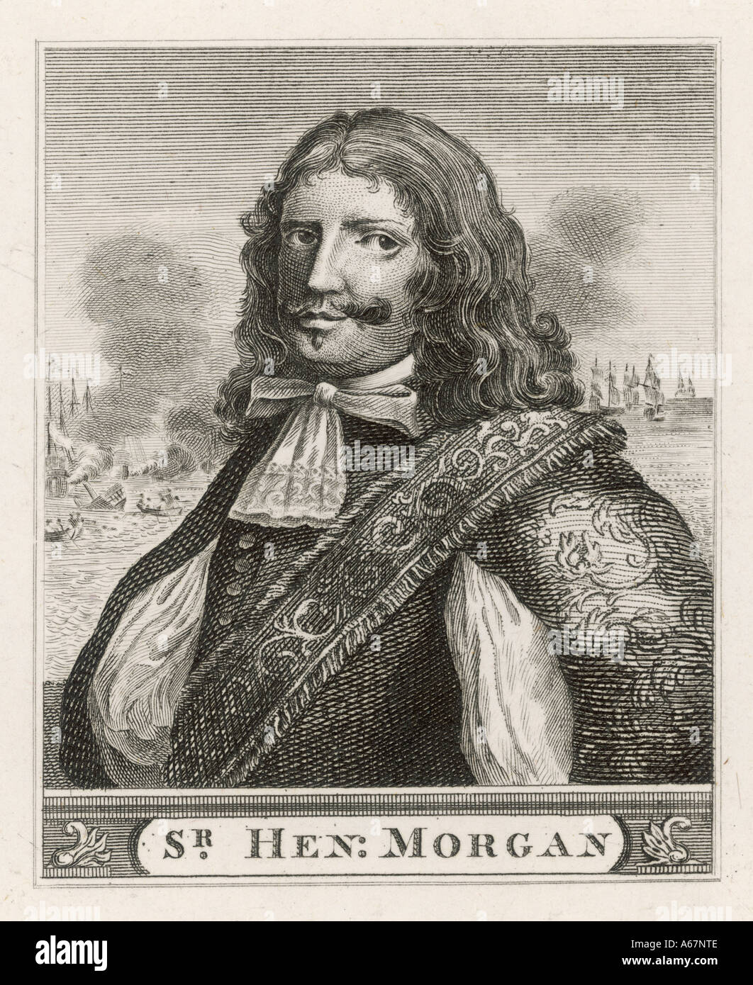 Henry Morgan 1635 1688 Stock Photo