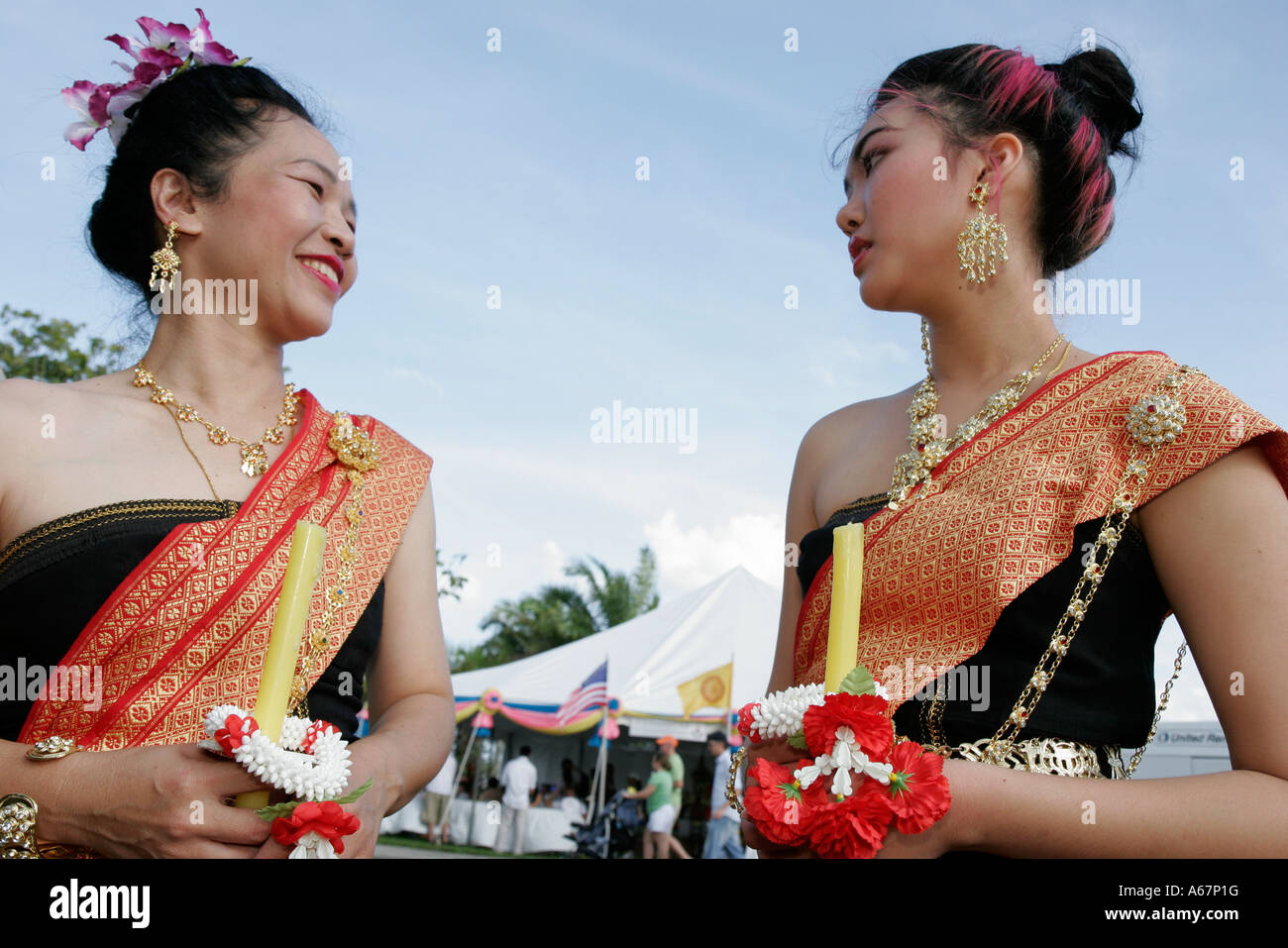 Florida, FL, South, Miami, Homestead, Fruit and Spice Park, Asian Stock