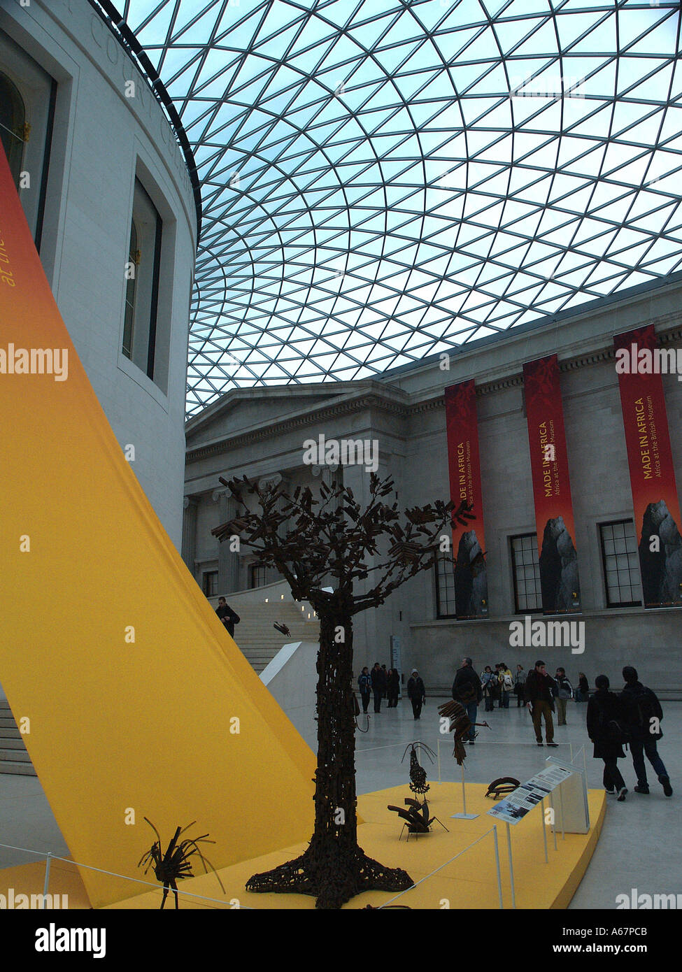 british museum london africa exhibition Stock Photo Alamy