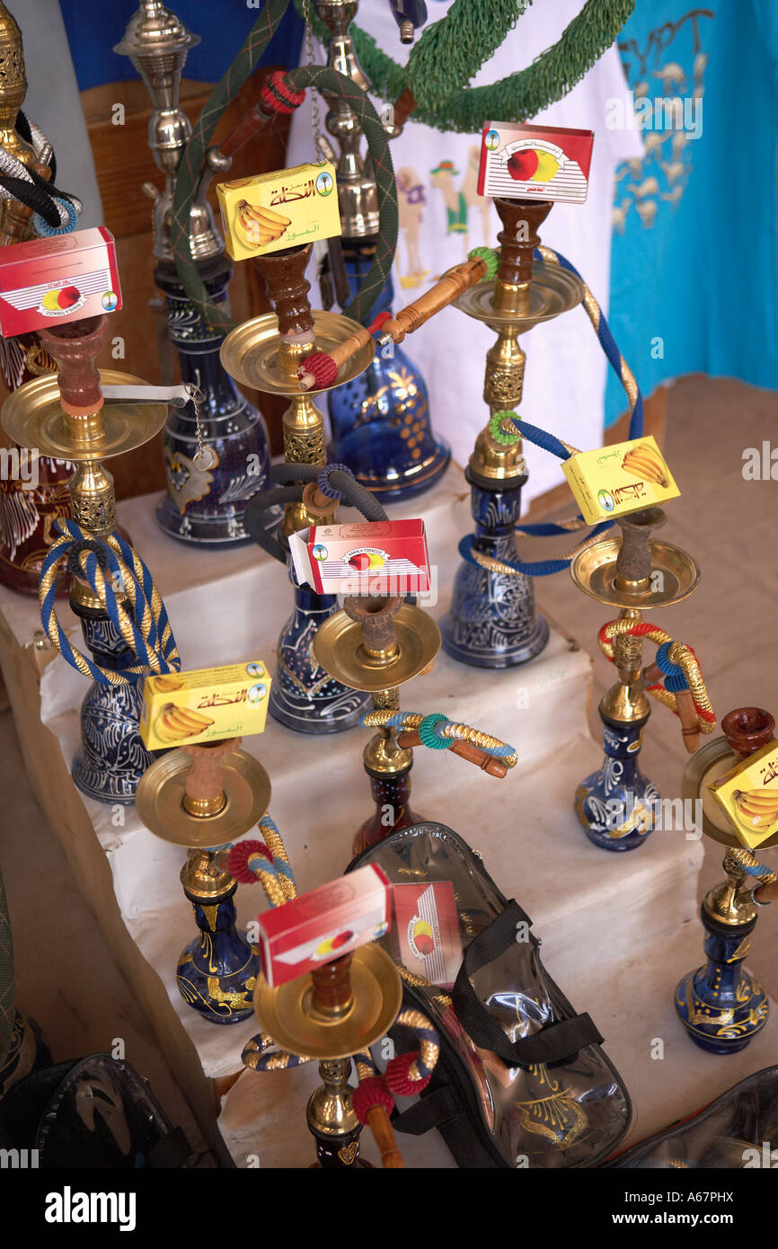 Hookahs for sale on Kitchener s Island Aswan Egypt Stock Photo Alamy