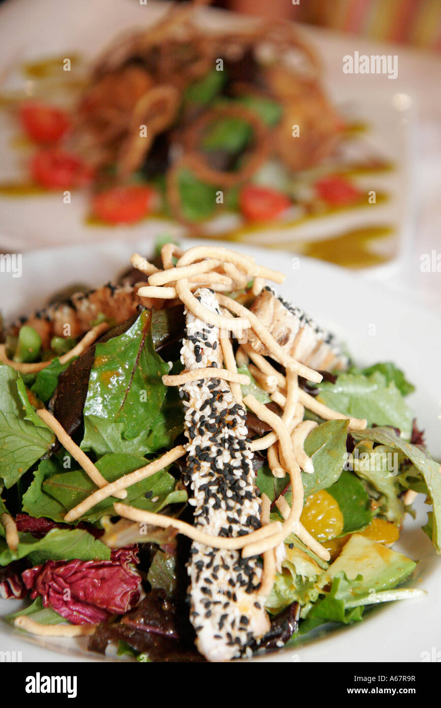 Miami Florida,Coral Gables,Archie's Pizza,tuna salad,noodles,lettuce