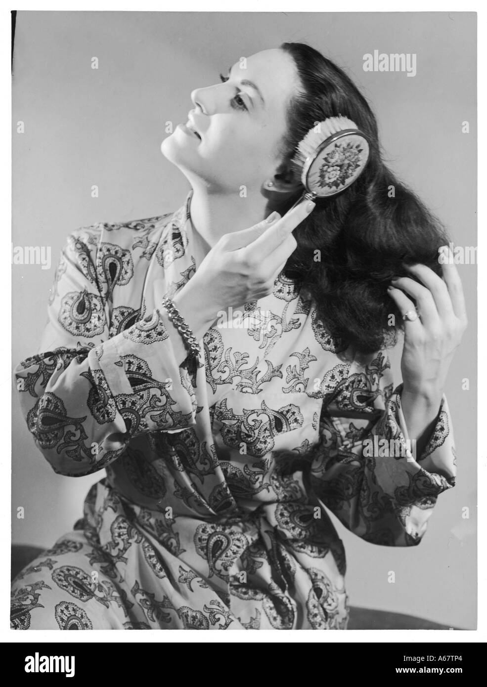 Silver hair, woman Black and White Stock Photos & Images - Alamy