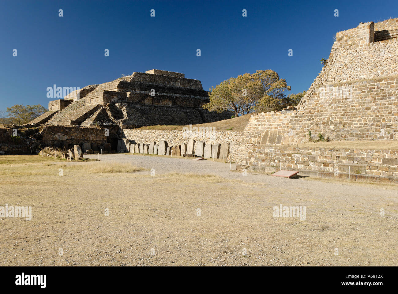 Monte Alban, Oaxaca, Mexico Stock Photo - Alamy