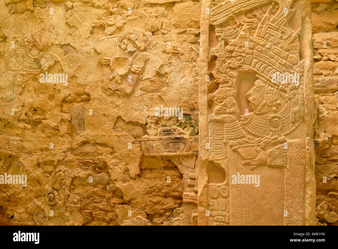 Maya site Yaxchilan, Selva Lacandona, Lakandonian Forest, Chiapas ...