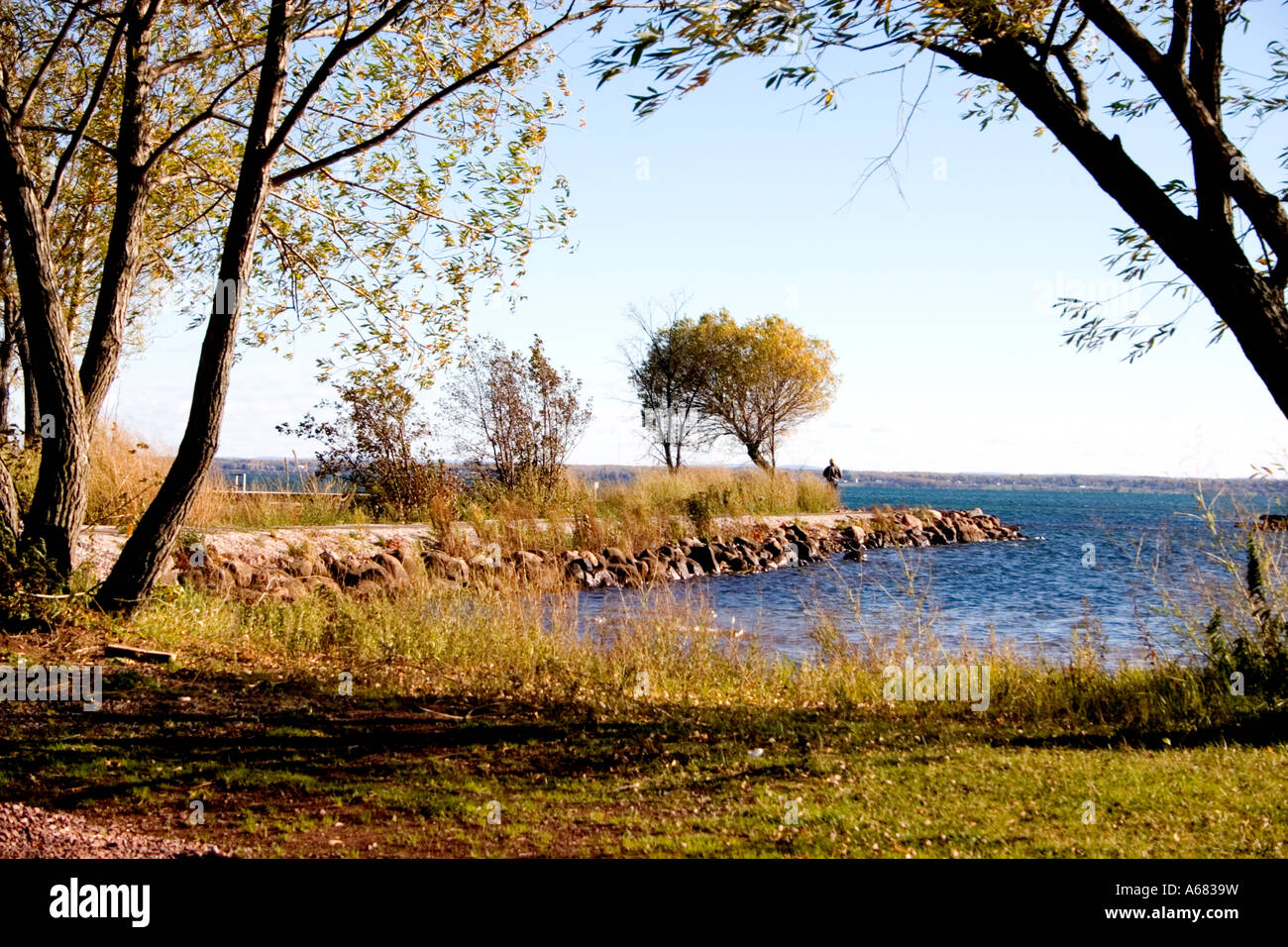 Shoreline of Lake Superior. Washburn Wisconsin USA Stock Photo Alamy