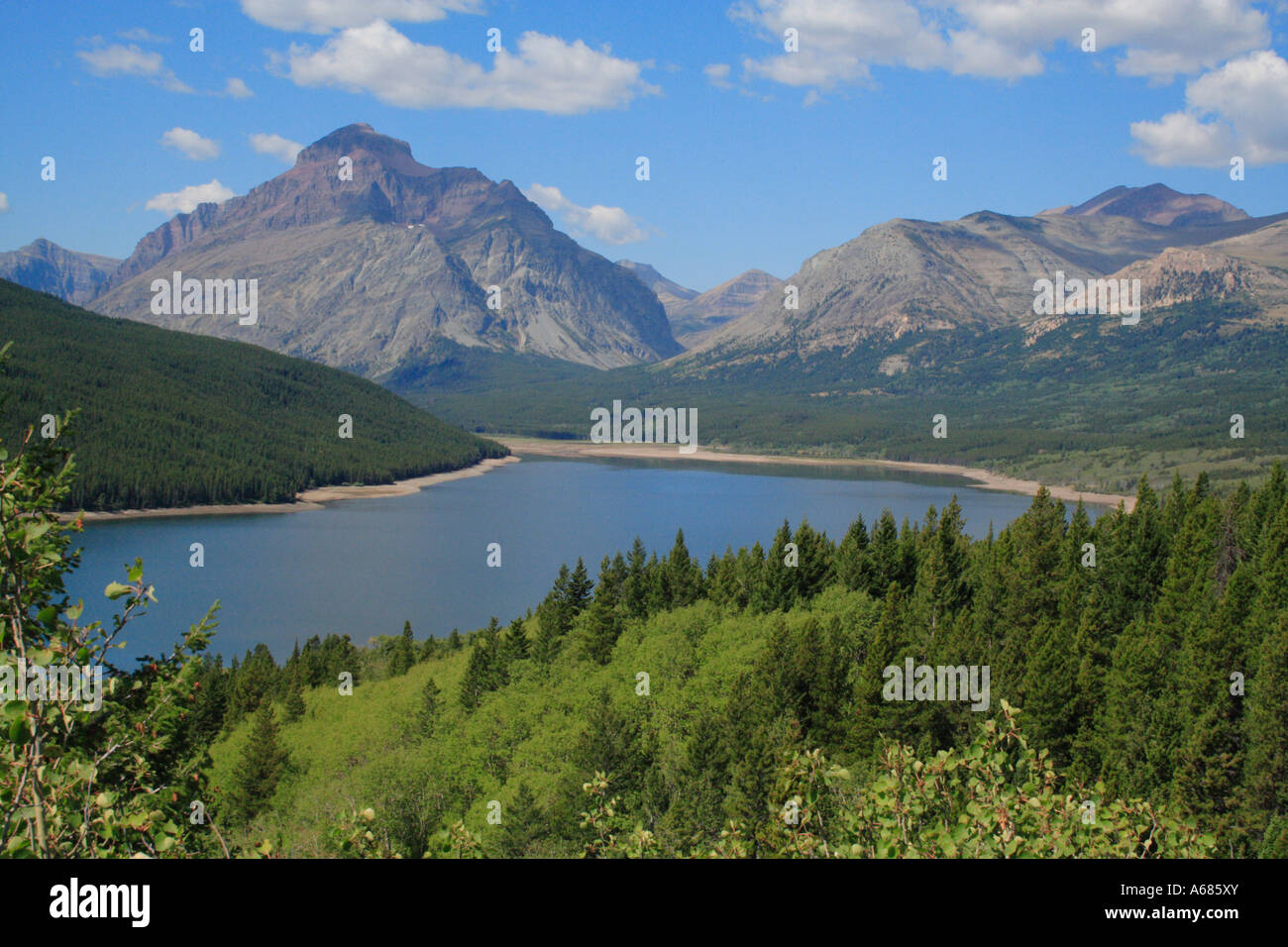 Lower Two Medicine Lake, Montana Stock Photo Alamy
