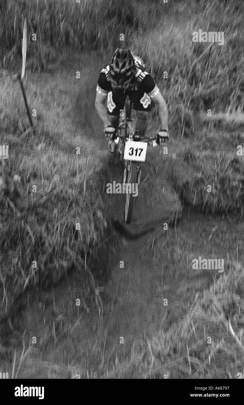24 hour mountain bike race Stock Photo Alamy