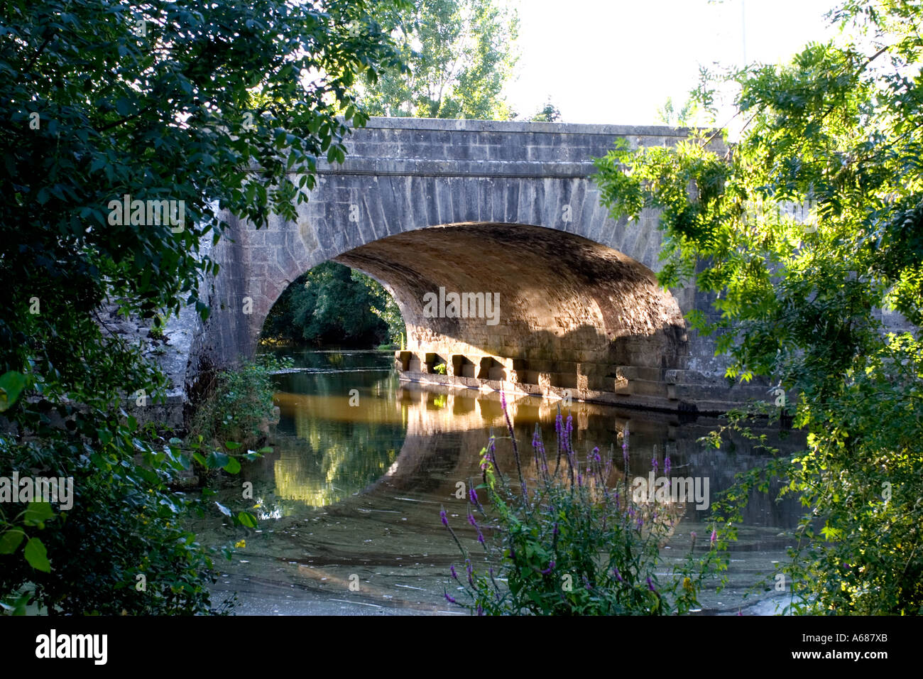 Sainte Hermine, in the Vendée, France Stock Photo Alamy