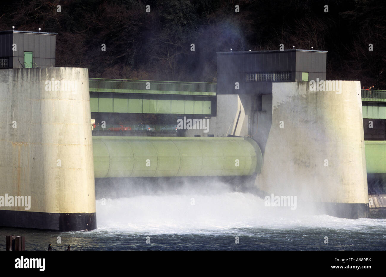 Hydroelectric power station, Germany Stock Photo Alamy