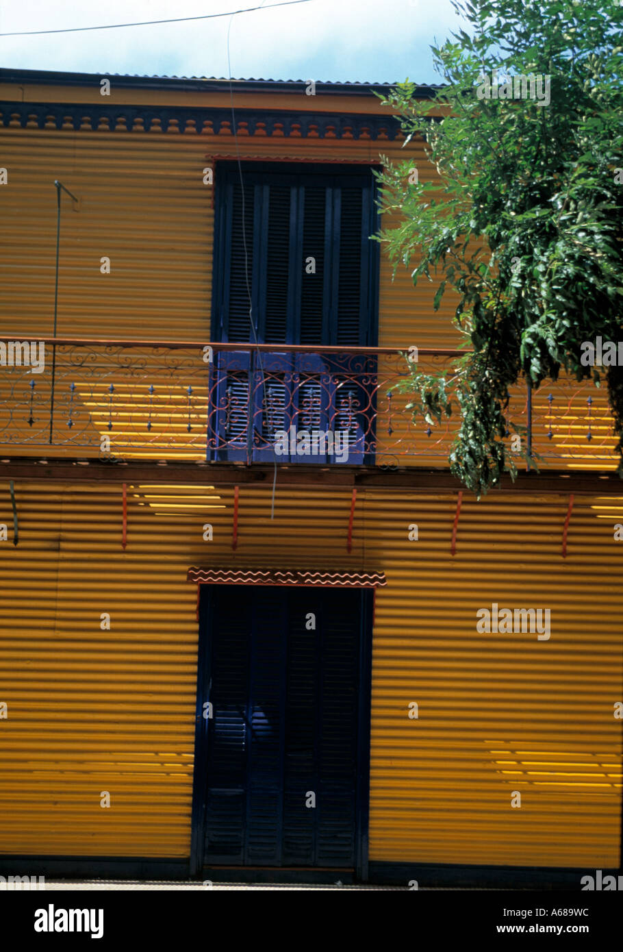 colorful dwellings in the italian quarters of buenos aires Stock Photo ...