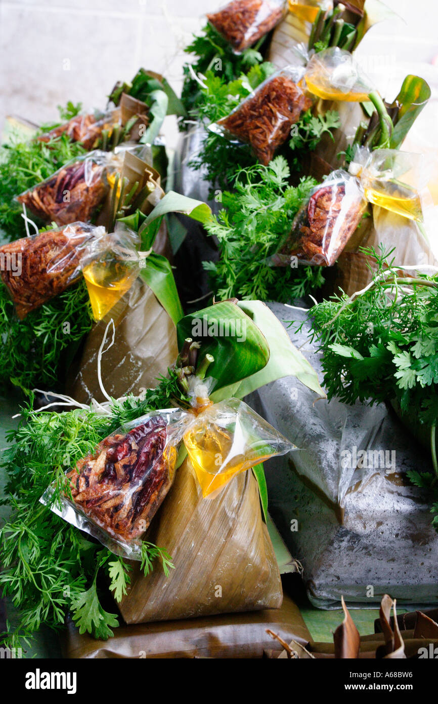 Thailand Thai Thais cuisine cuisines shan food steam rice parcels dried