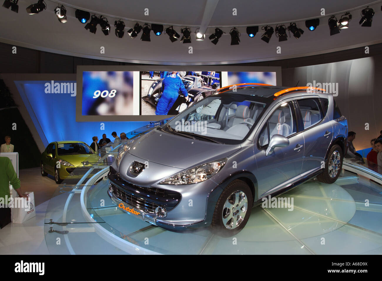 Peugeot 207 SW Outdoor at the Geneva Car Show Stock Photo - Alamy