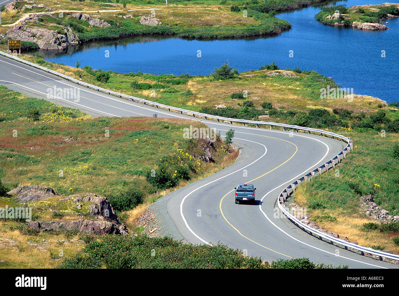 Signal Hill road St John's, Newfoundland, Canada Stock Photo Alamy