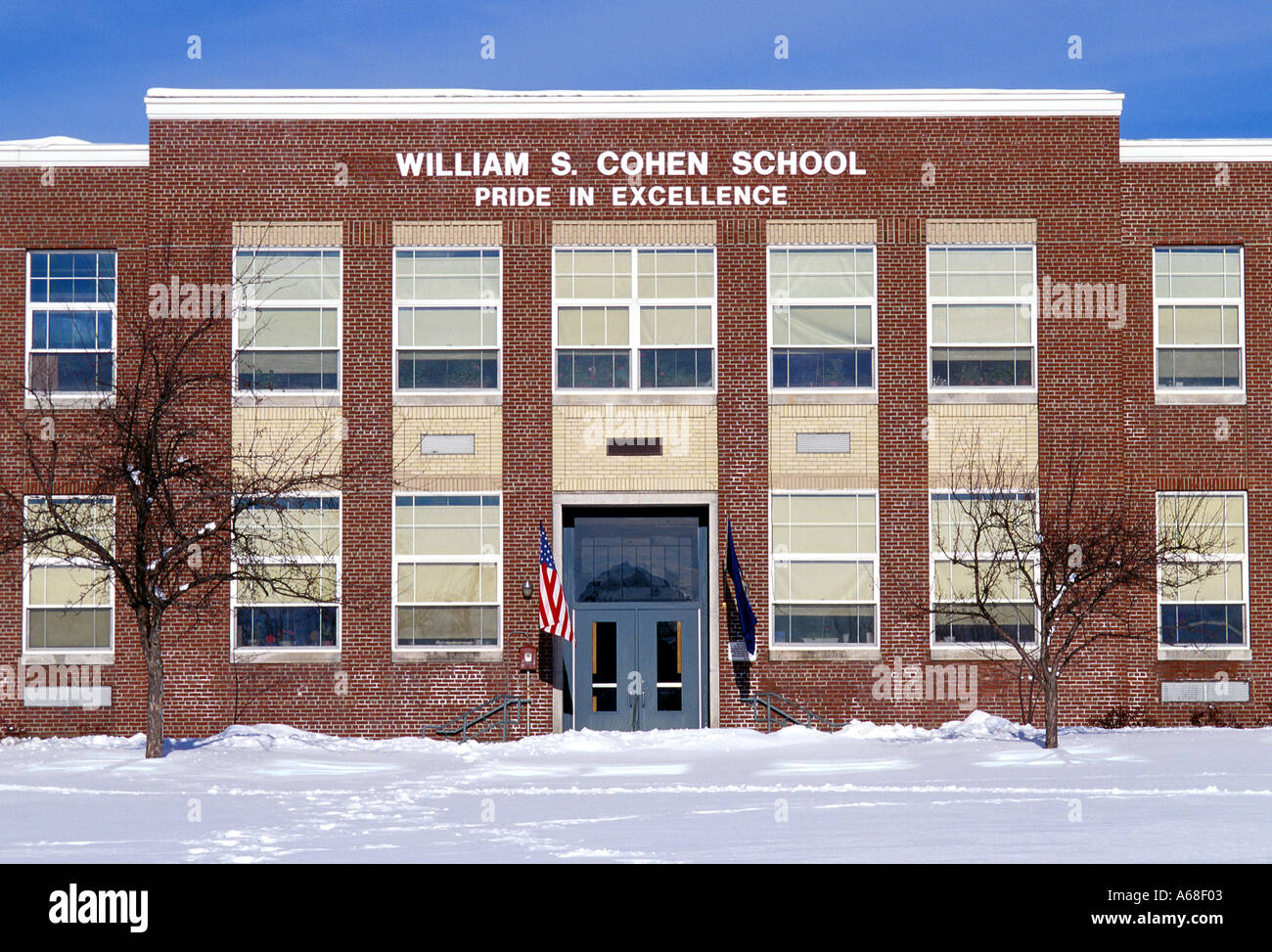 Public school building Stock Photo Alamy