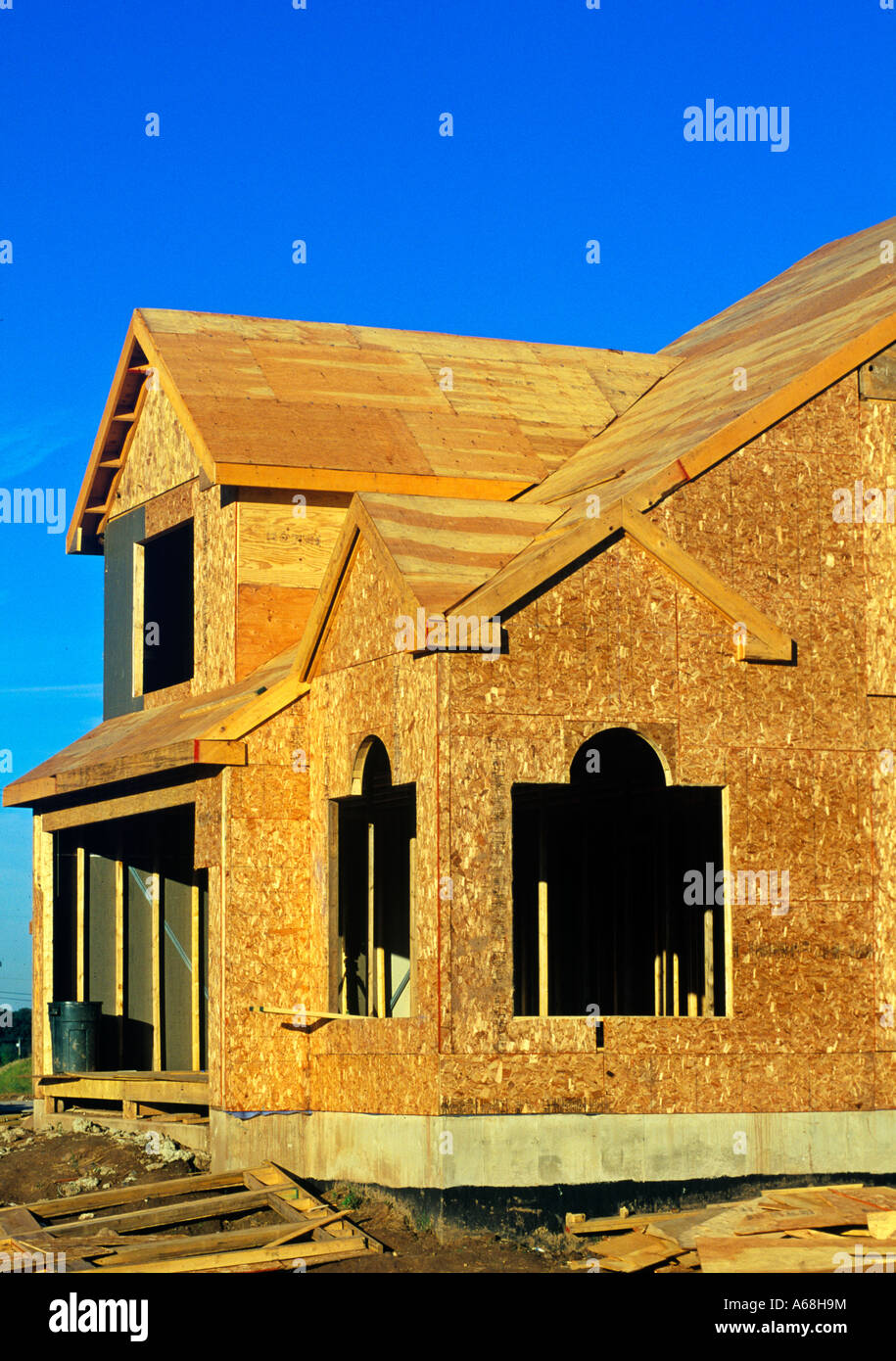 New home construction Stock Photo Alamy