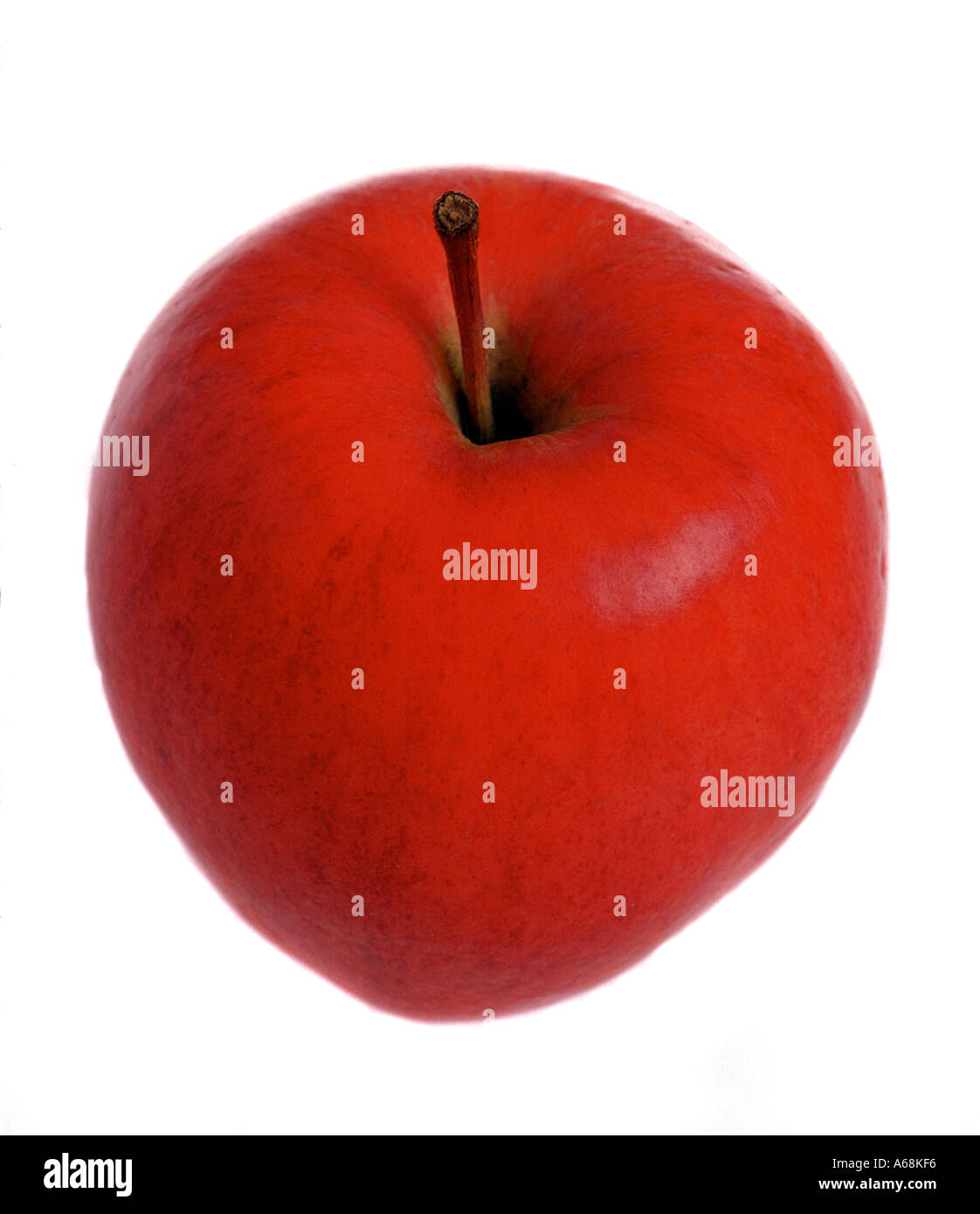 A red apple on a white background Stock Photo