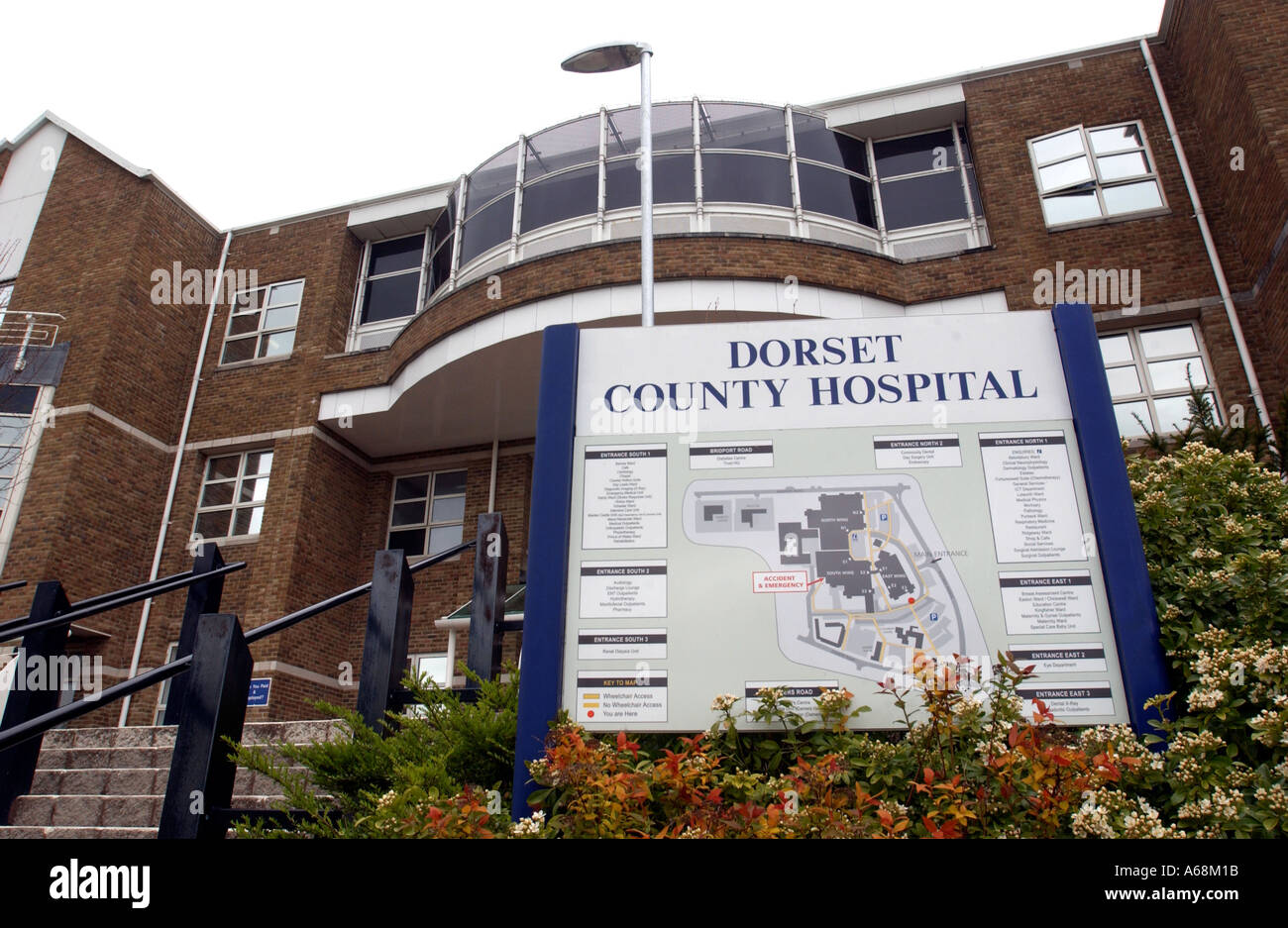 Dorset County Hospital in Dorset Britain UK Stock Photo Alamy
