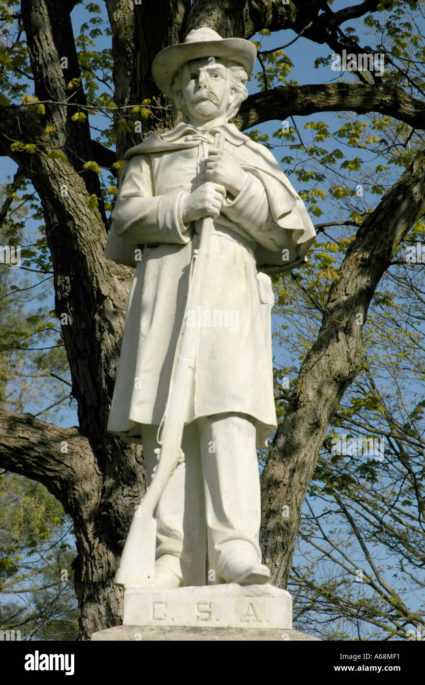 Confederate Soldier Statue Stock Photo Alamy
