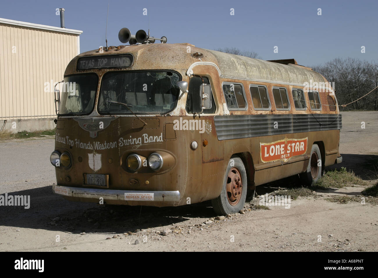 Western Swing Band Bus Stock Photo Alamy