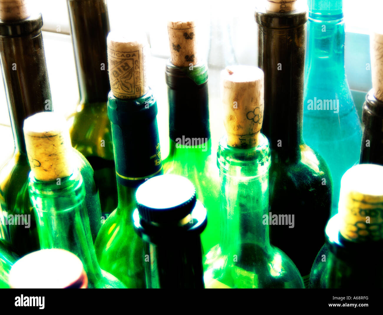 Storing empty wine bottles hi-res stock photography and images - Alamy