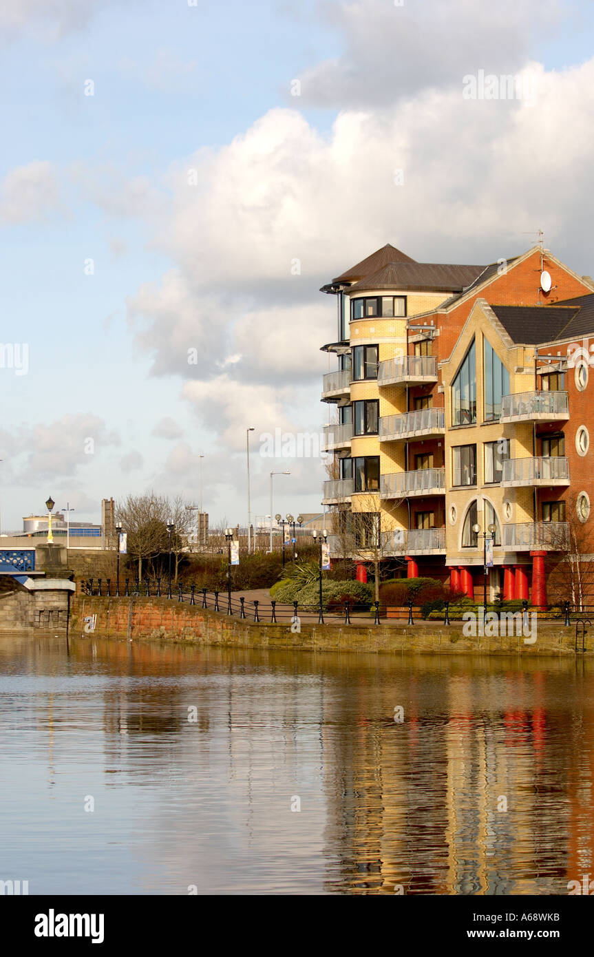 Greggs Quay apartments Belfast Northern Ireland Stock Photo Alamy