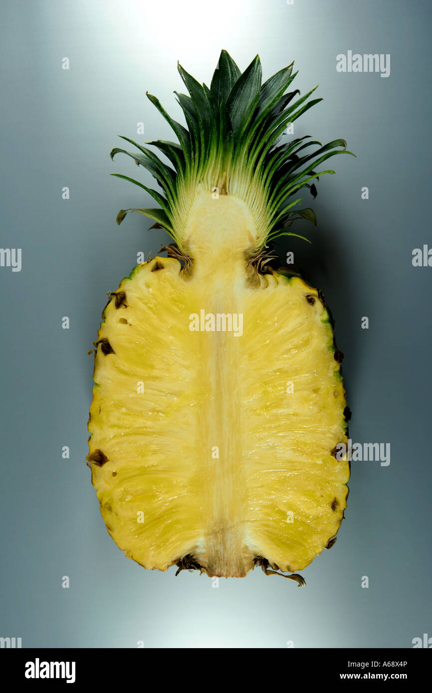 Pineapple cross section Stock Photo Alamy