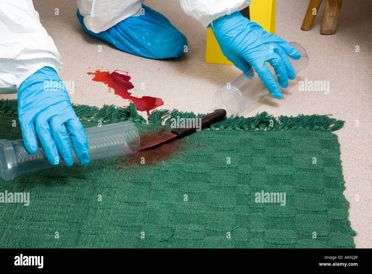 Blood sample crime scene hires stock photography and images Alamy