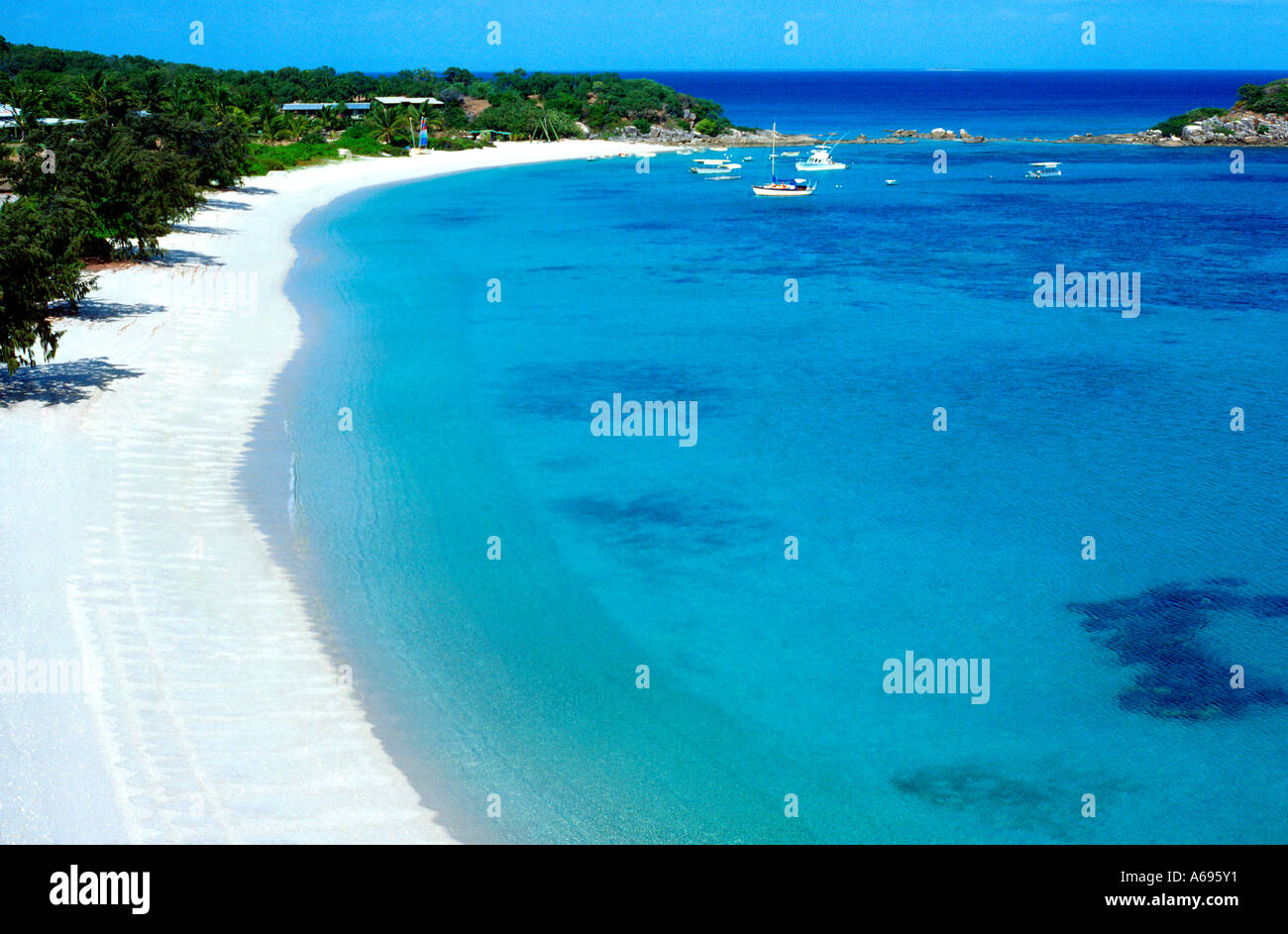 Lizard Island Great Barrier Reef Queensland Australia Stock Photo