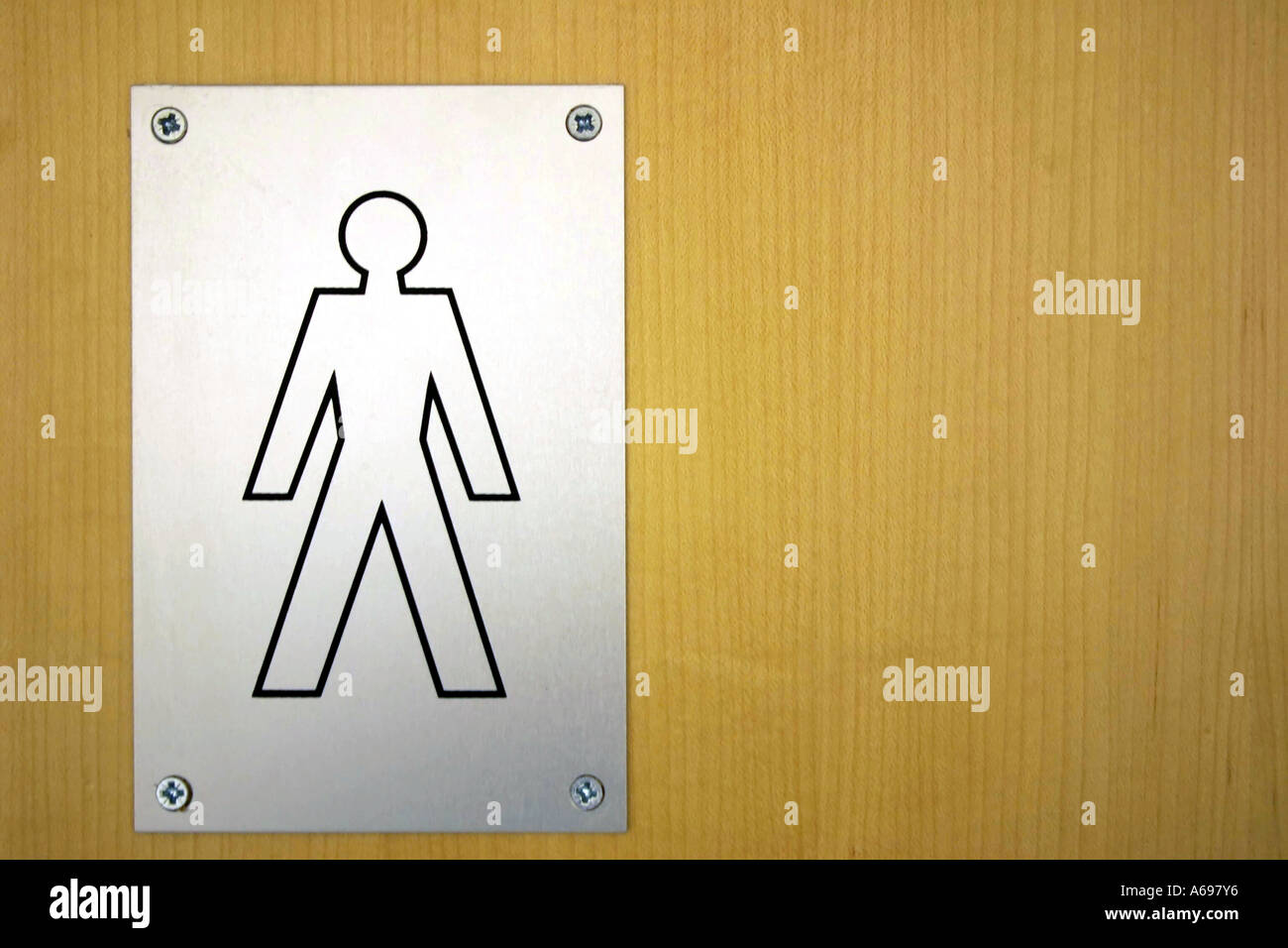 sign for gent's toilet Stock Photo Alamy