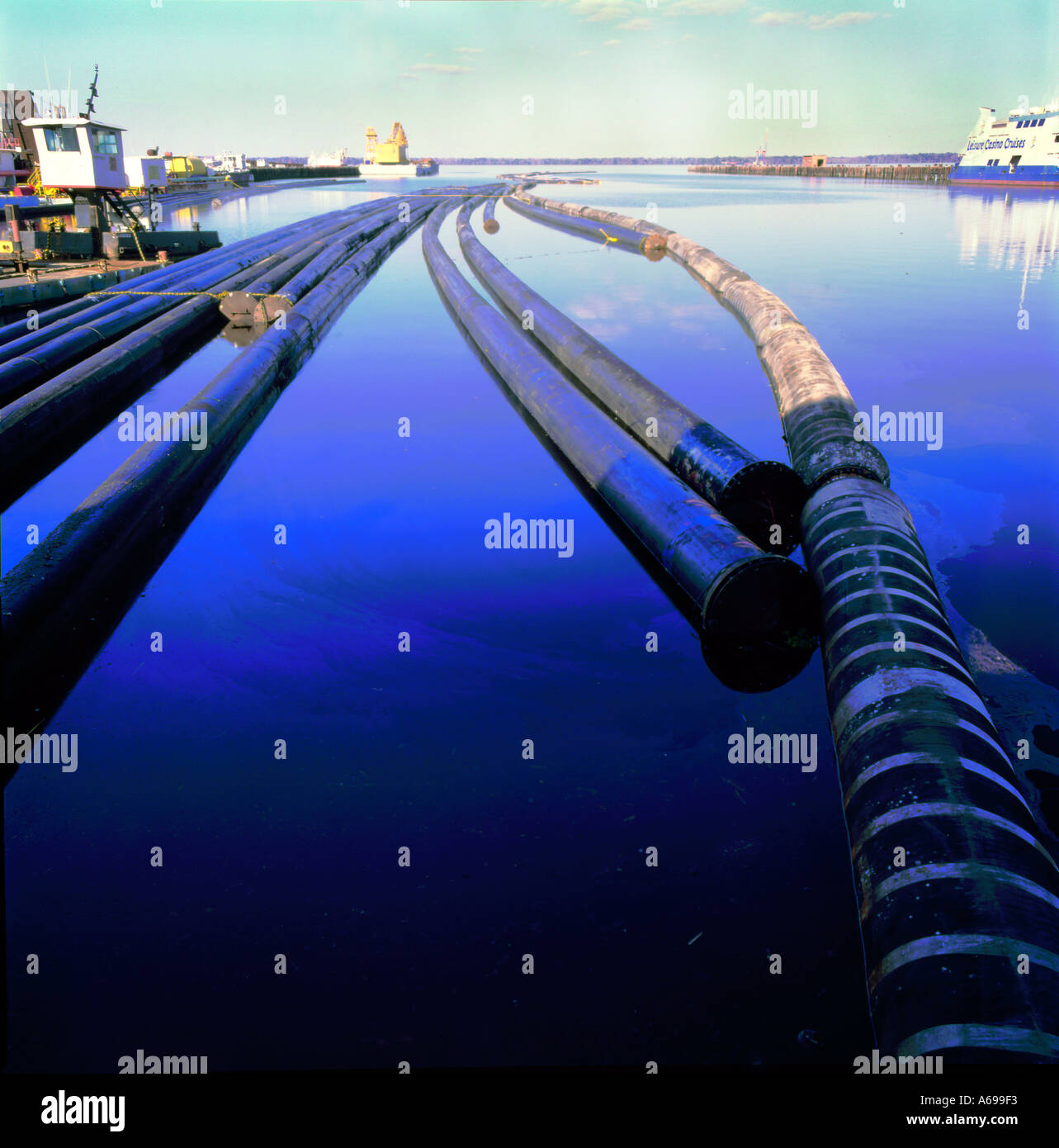 Spipyard scene in Green Cove Springs Florida Stock Photo Alamy