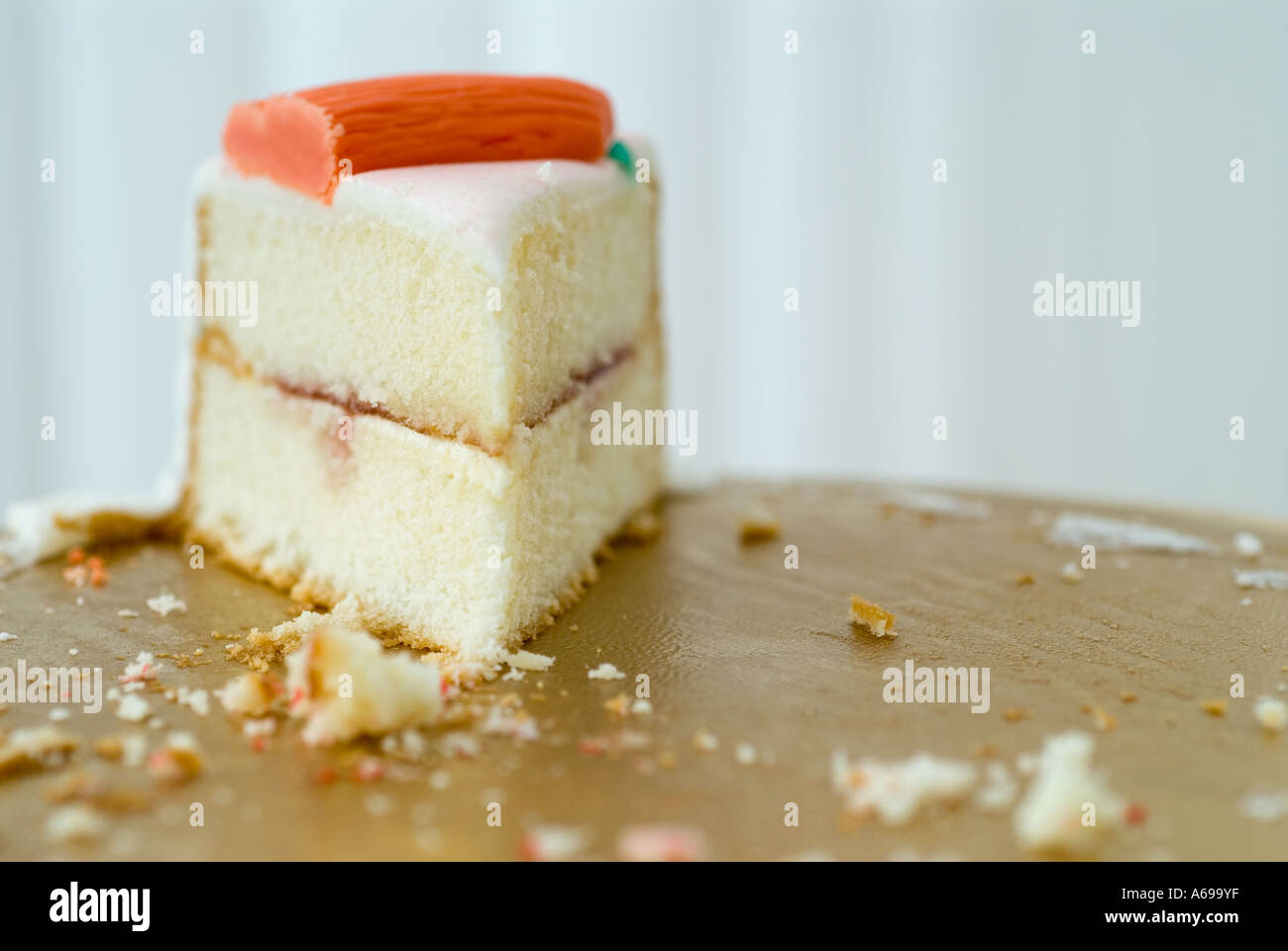 CAKE SLICE Stock Photo