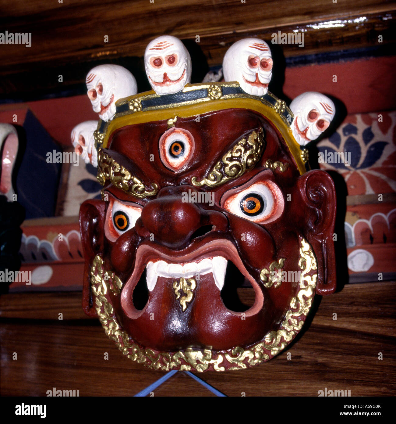 Bhutan Thimpu Crafts Tsechu festival mask Stock Photo - Alamy