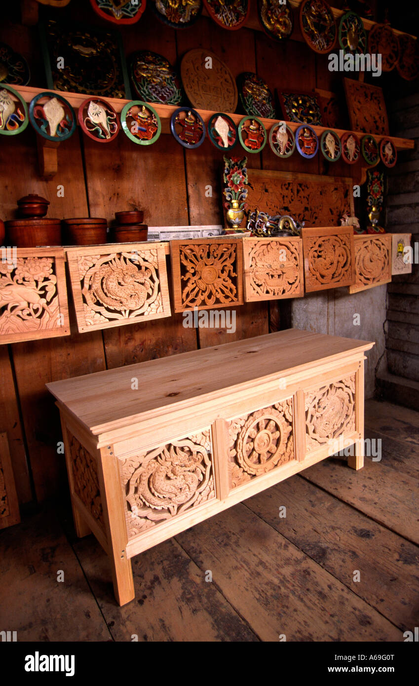 traditional bhutan furniture high resolution stock