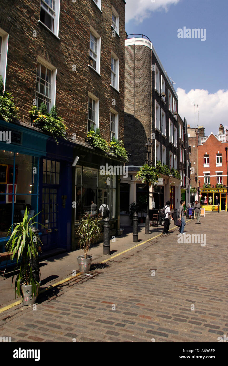 UK London Soho Newburgh Street shops Stock Photo
