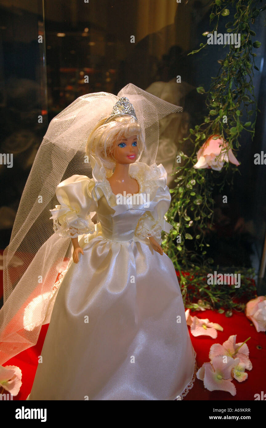 Barbie doll from 1997 as Princess Diana Stock Photo