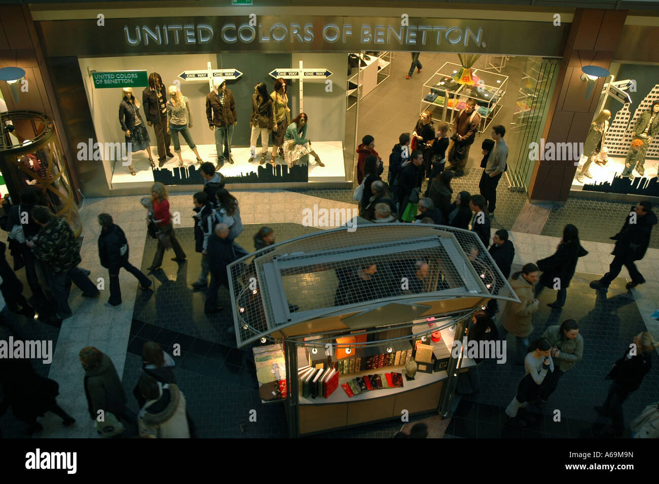 United Colors of Benetton shop in Zlote Tarasy (Golden Terraces) shopping  centre in Warsaw, Poland Stock Photo - Alamy