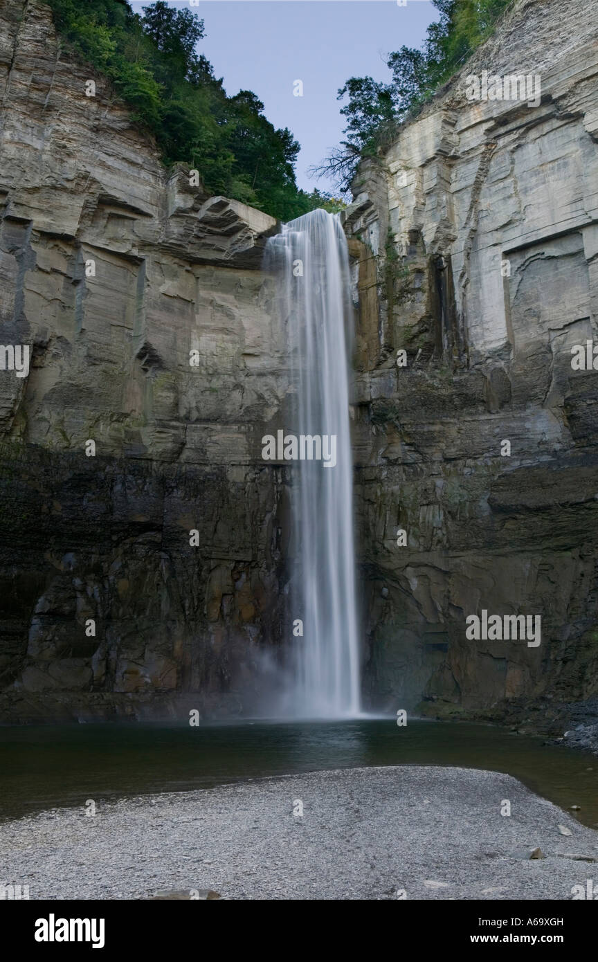 Taughannock Falls Trumansburg New York near Ithaca on Lake Cayuga Finger Lakes Region Stock