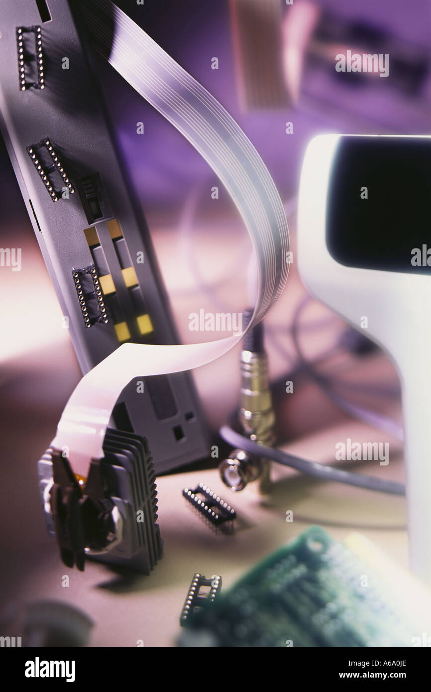 Computer Hardware Parts Components Stock Photo Alamy