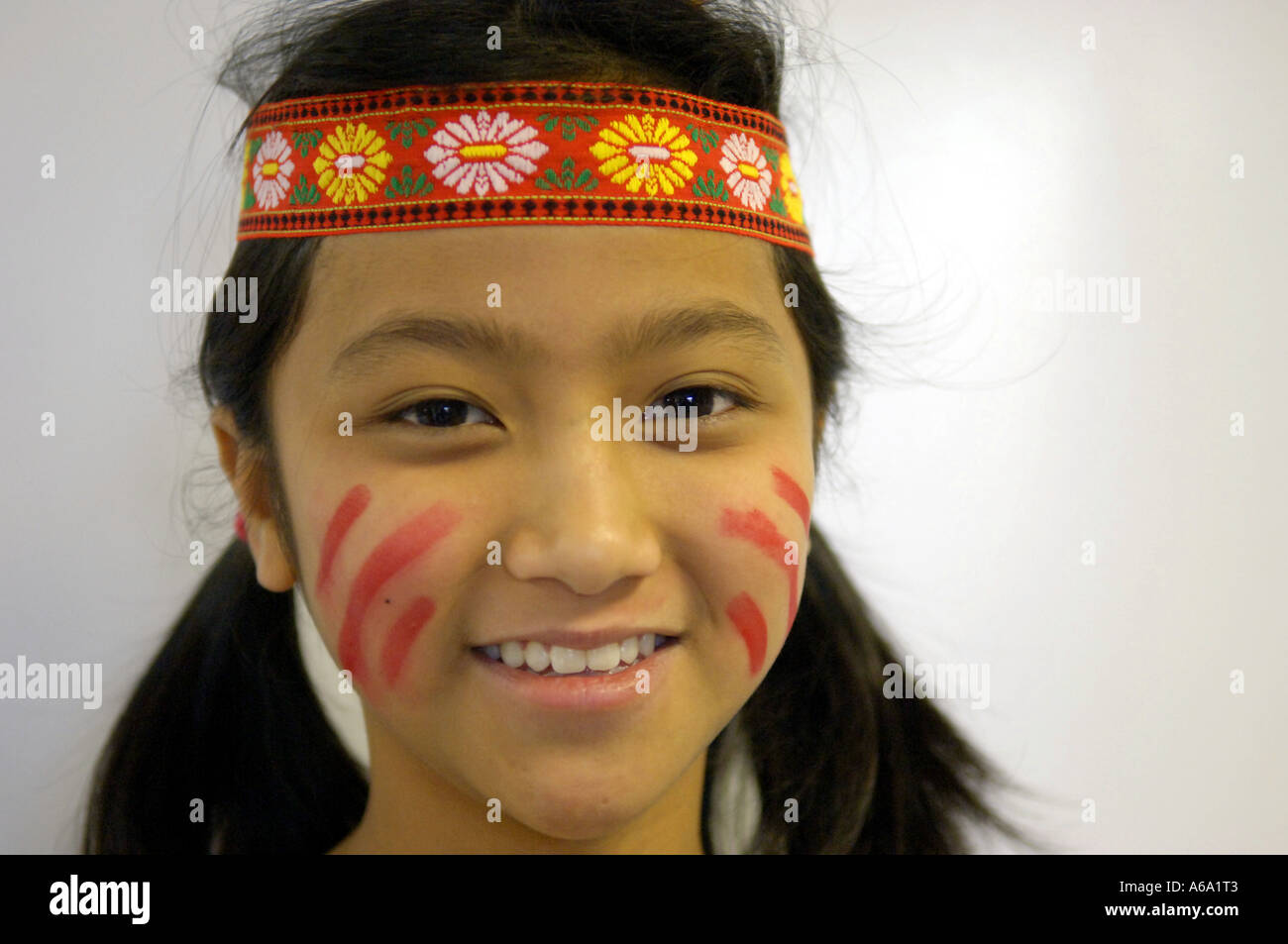 Squaw fancy dress indigenous american hi res stock photography and