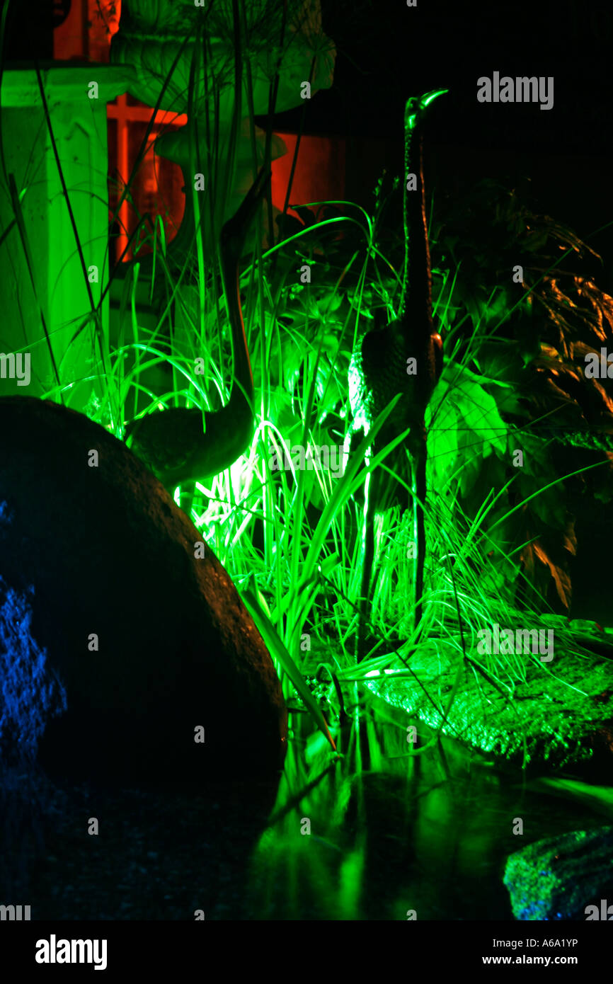 Water feature lights hi-res stock photography and images - Alamy