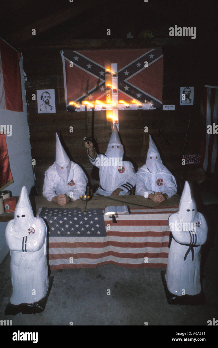 Ku Klux Klan Florida Stock Photo