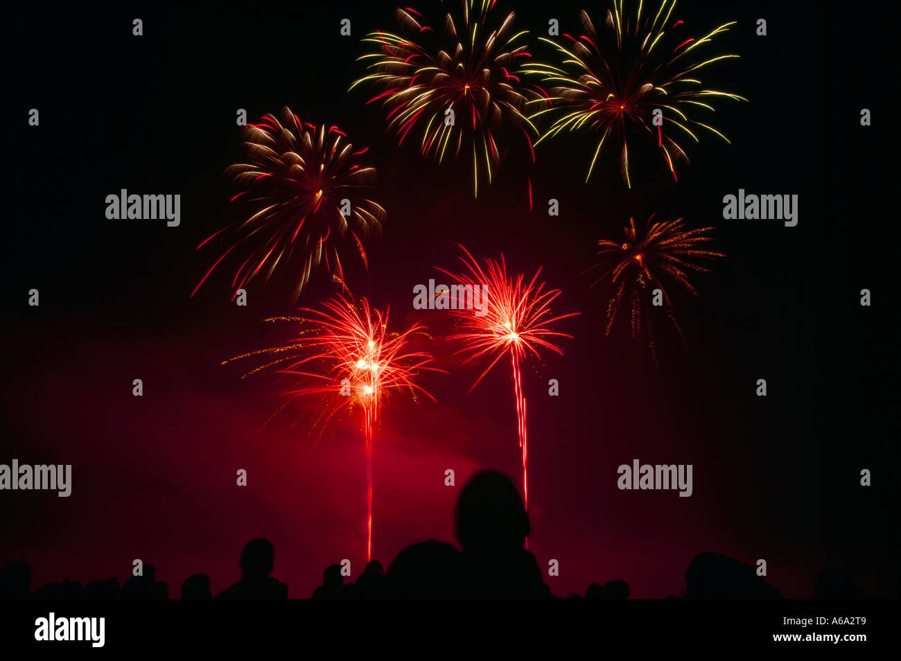 Guy Fawkes Night People & Fireworks Stock Photo Alamy