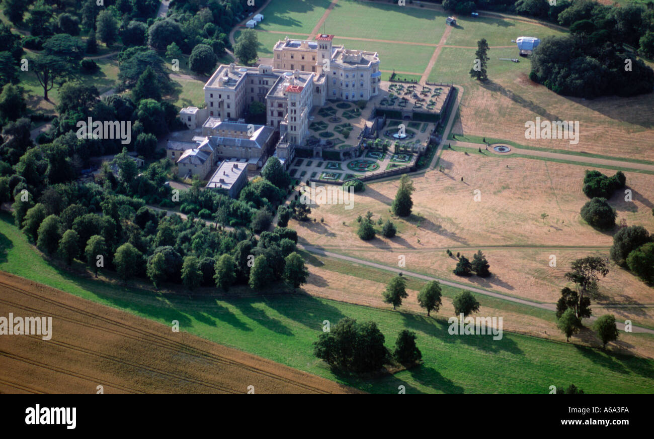 Aerial View Of Osborne House Isle Of Wight Hampshire UK Stock Photo Alamy aerial-view-of-osborne-house-isle-of-wight-hampshire-uk-stock-photo-alamy
