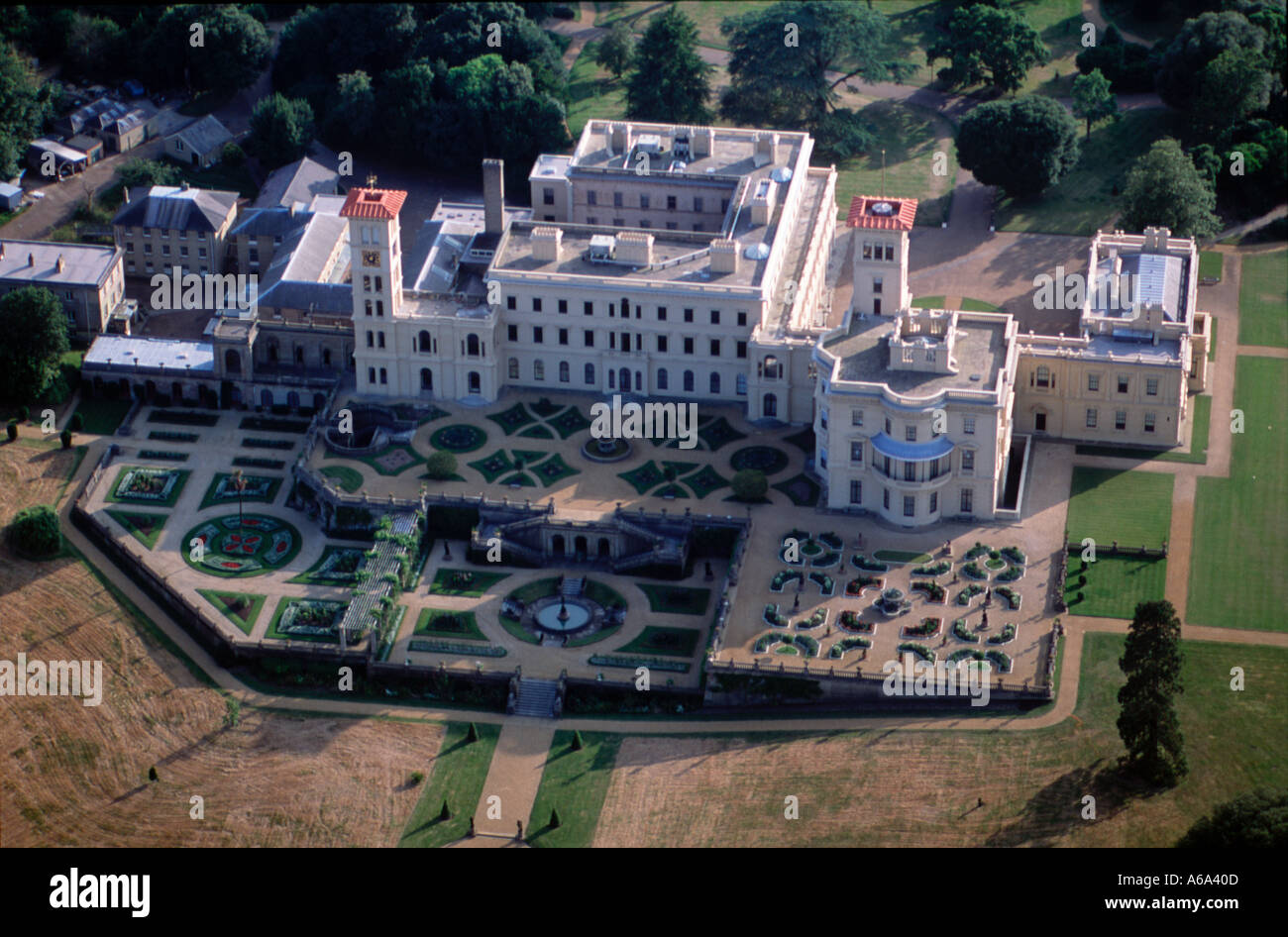 Aerial osborne house hires stock photography and images Alamy
